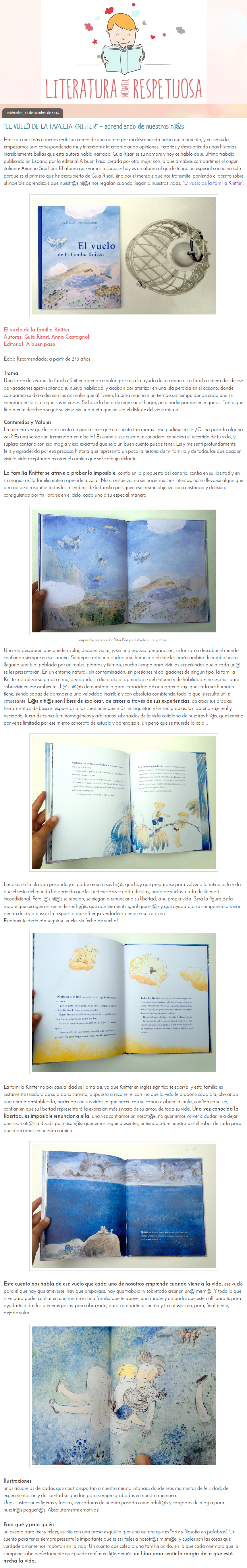 Guia risari: el vuelo de la familia knitter (editorial a buen paso ...